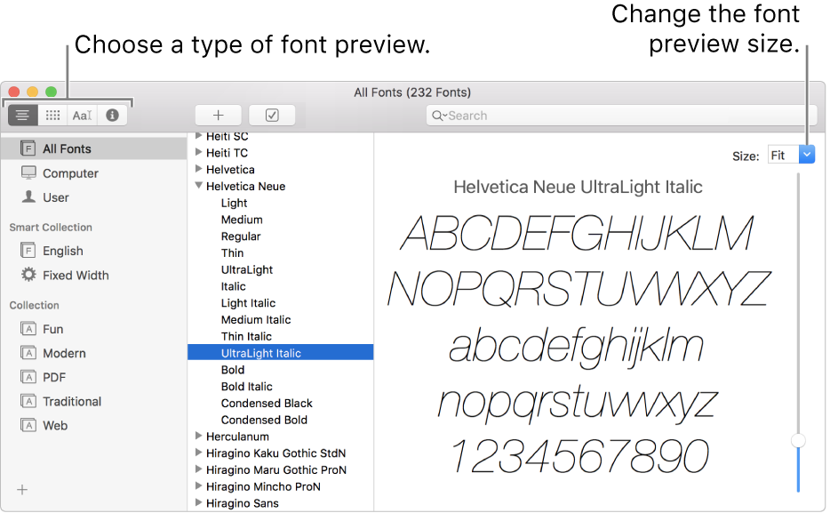 mac os x font for windows download